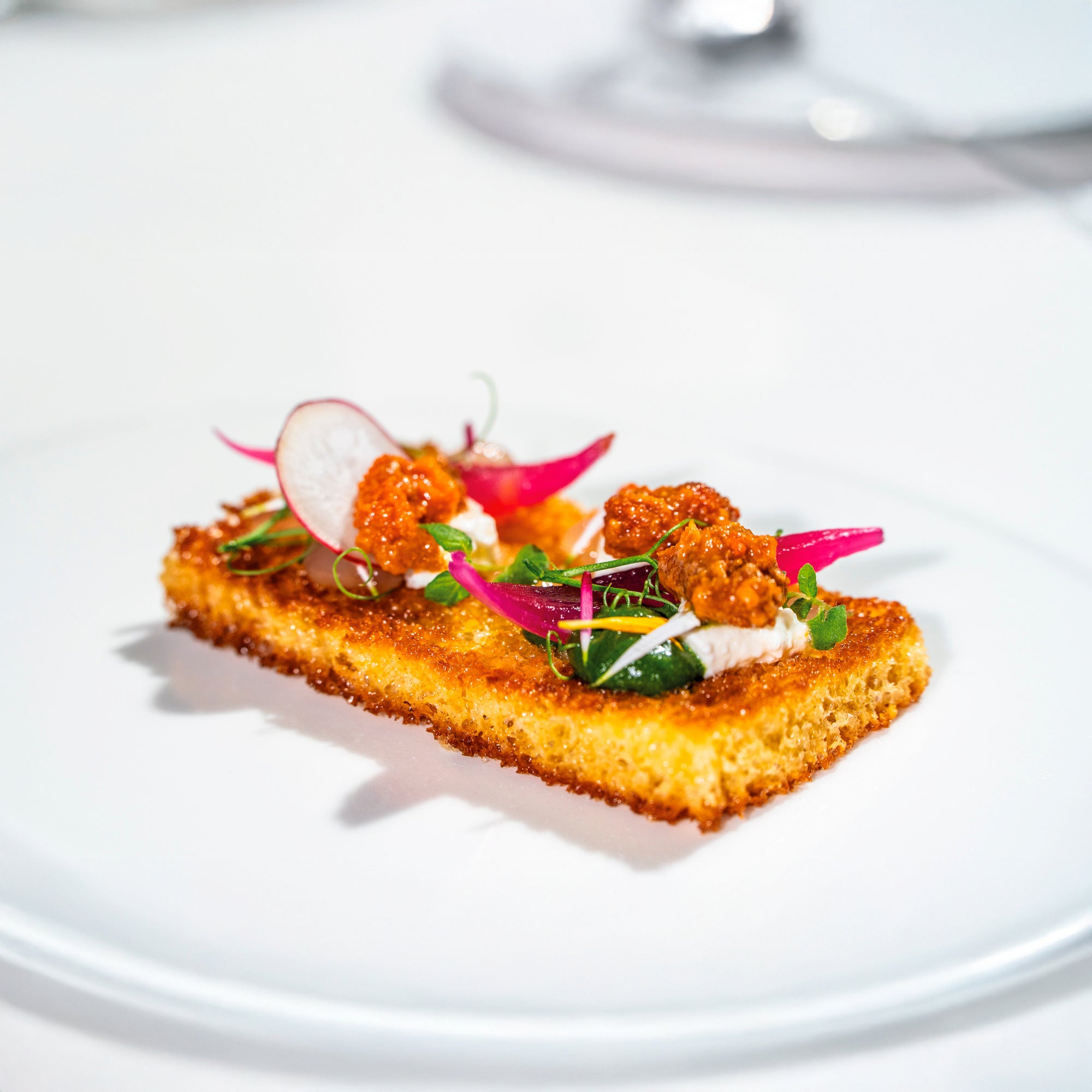 polpa di riccio impiattato