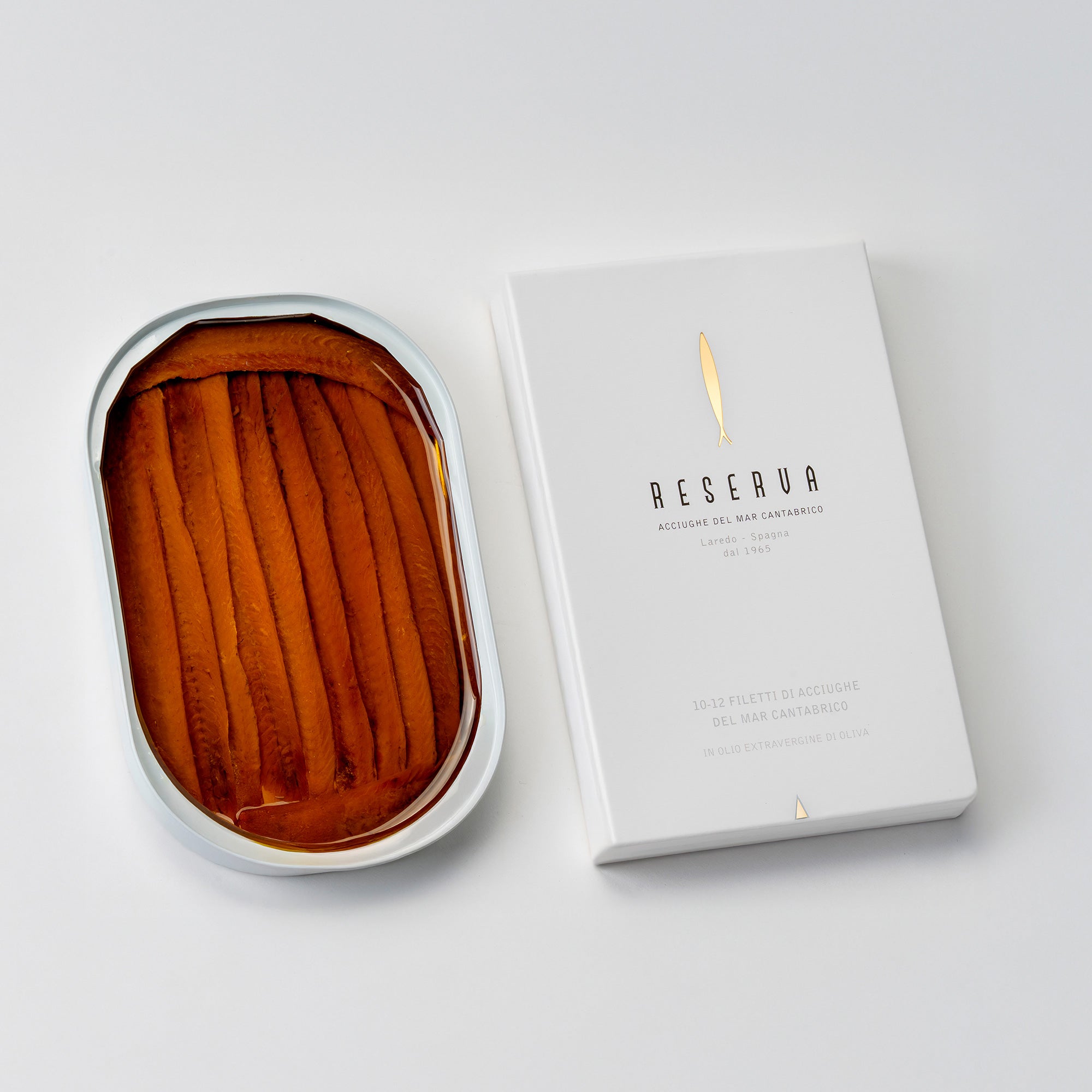packaging e acciughe Reserva
