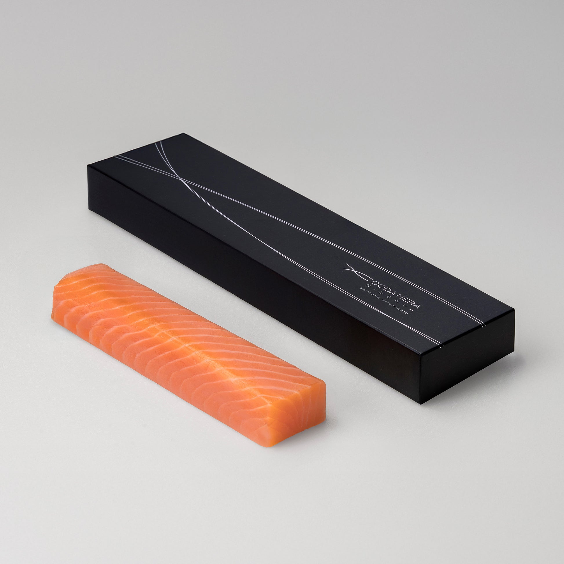 trancio salmone affumicato coda nera riserva