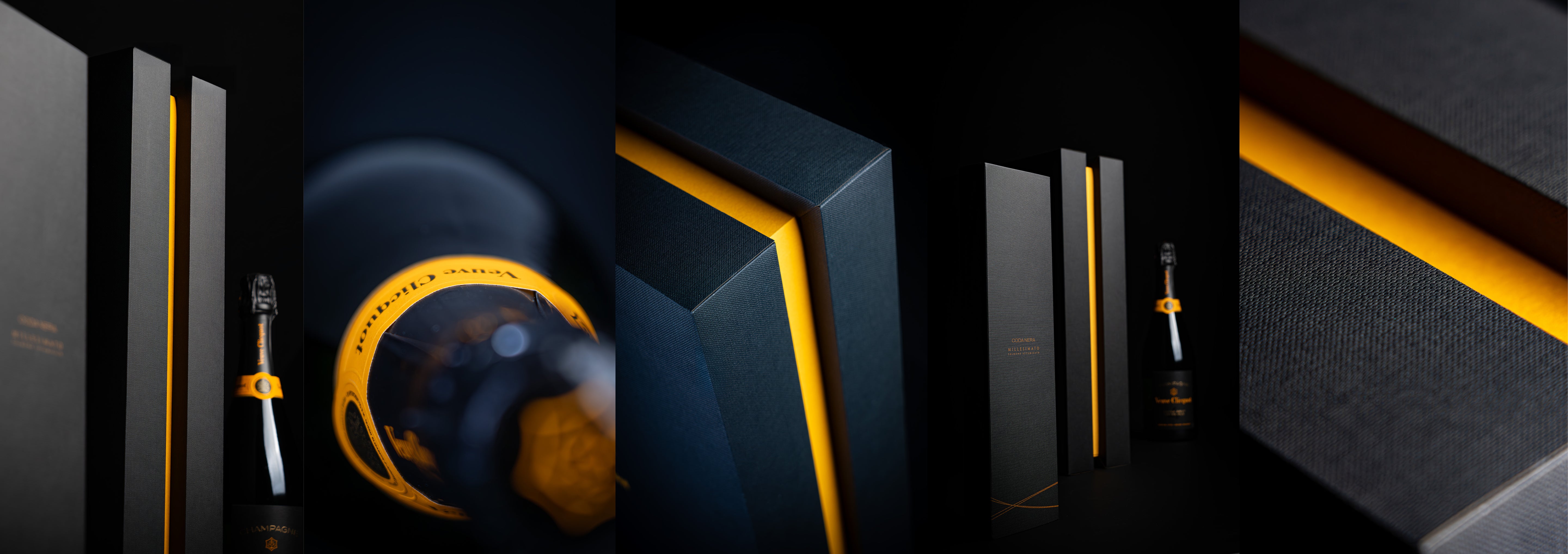 astuccio coda nera x Veuve clicquot